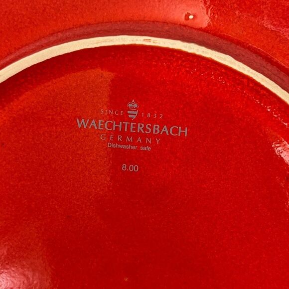 Waechtersbach , Flying Reindeer Rare Dinner Plates Set 2 same as xmas tree 10” - Picture 3 of 3